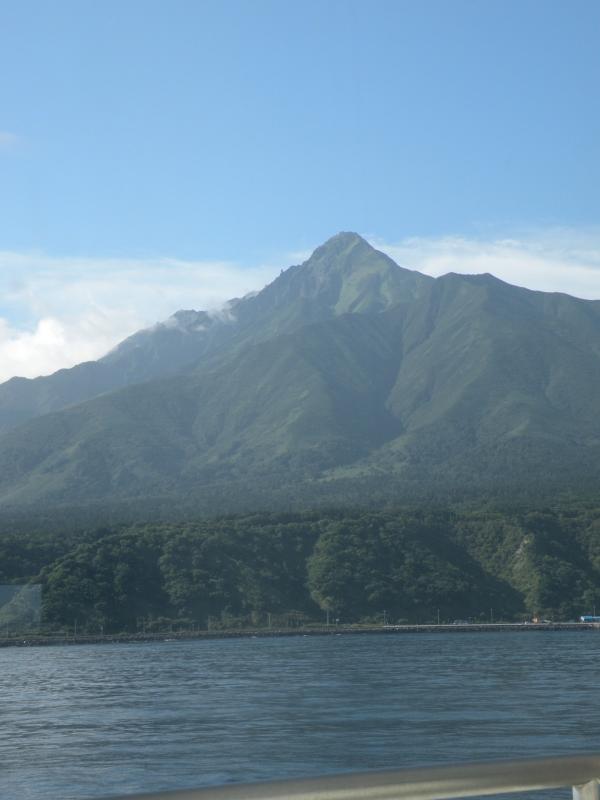 利尻山。利尻島。